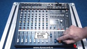 DYNACORD принципы работы пассивного микрешного пульта  CMS 600-3