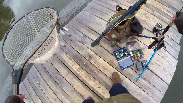 Ловля форели-парк отдыха Каньон.