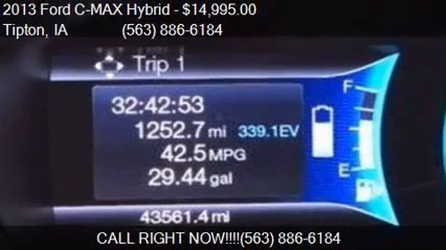 2013 Ford C-MAX Hybrid SE for sale in Tipton, IA 52772 at O' смотреть онлайн