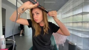 Укладка утюжком за 5 МИНУТ ( делаем легкие волны )