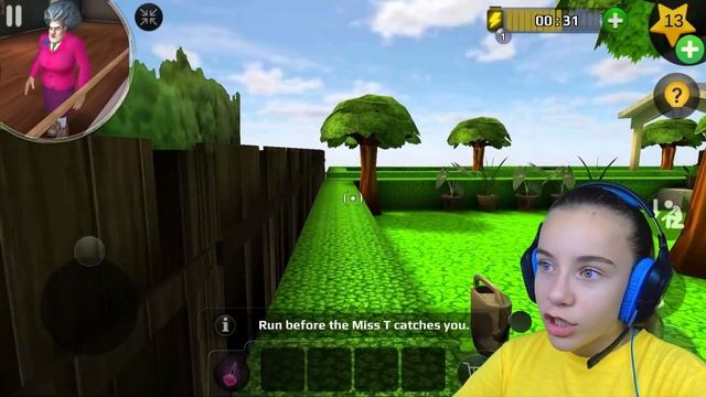 МИСС ТИ в ИГРЕ КАЛЬМАРА! Злая Учительница Scary Teacher 3D смотреть онлайн