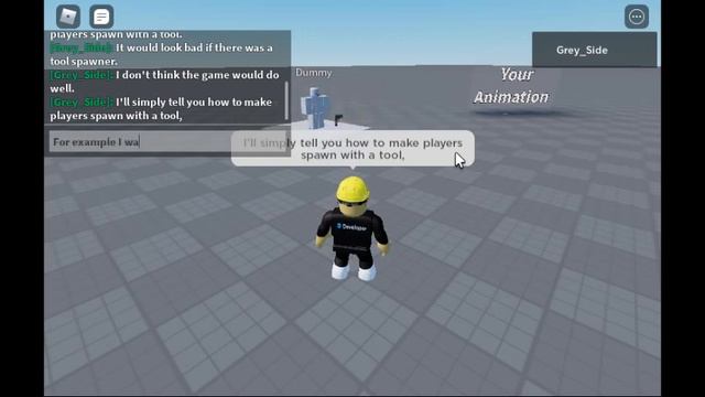 How to make Players spawn with a Tool/Item (Tutorial) Roblox Studio смотреть онлайн