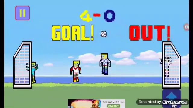 Приколы в игре Pixel Soccer смотреть онлайн