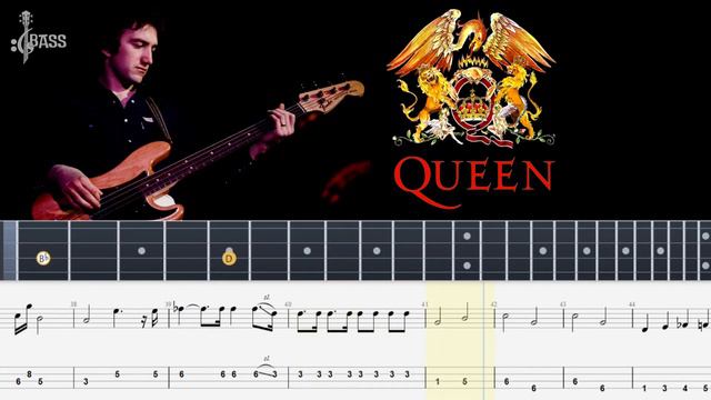 Queen - It's A Hard Life (Bass Line + Tabs + Notation) By John Deacon смотреть онлайн
