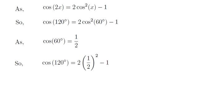 cos120 | cos(120)| cosine of 120 degree | Third Method смотреть онлайн