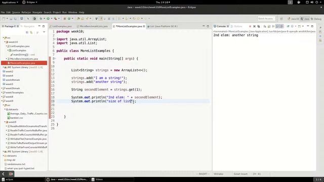 Java Collection Framework List Interface intro with ArrayList and LinkedList смотреть онлайн