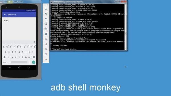 Android Monkey testing