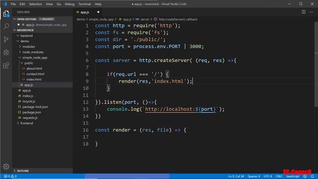 Creating a Sample Node.js Application Part 13 смотреть онлайн