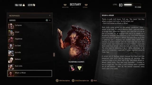 Witcher 3: Bestiary