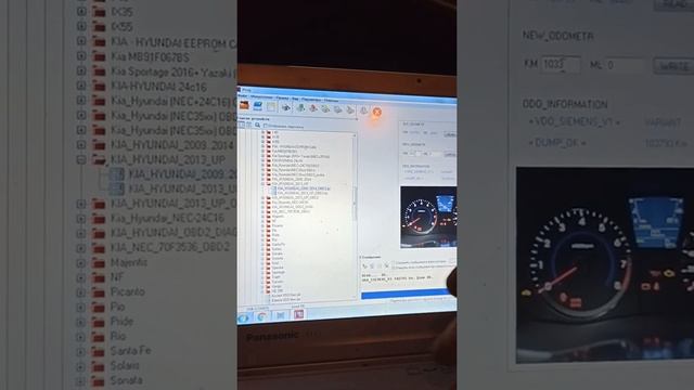 Хундай Солярис 2013г. Коррекция пробега автопрогом по OBD смотреть онлайн