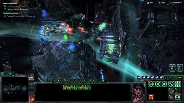 Trivializing the Game - StarCraft 2 (Modded Campaign - Hyperion Crew Mod) with Spectres 15 смотреть онлайн
