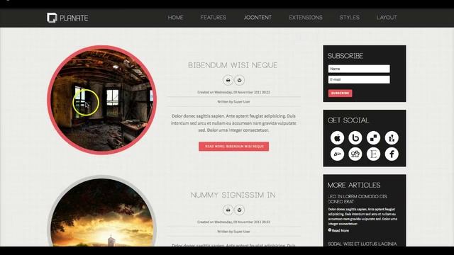 Planate Joomla Template Tutorial Part One смотреть онлайн