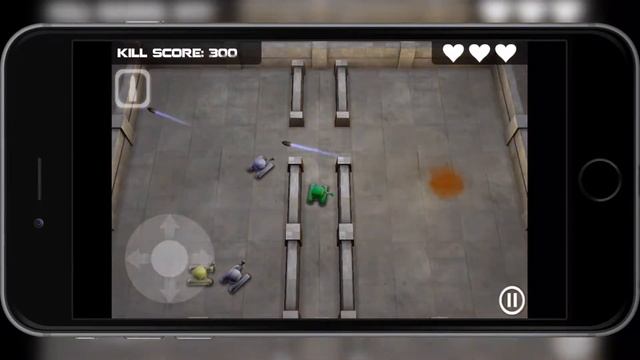 let’s play "Tank Hero Lite" для iOS/Android смотреть онлайн