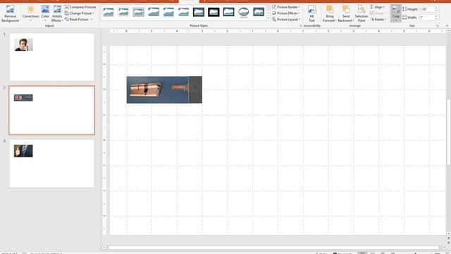 How to align picture into same position of each slide in PowerPoint 2019 смотреть онлайн