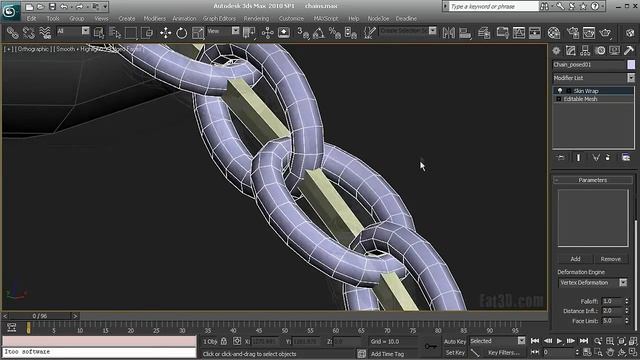 Animating a Chain in 3ds Max смотреть онлайн