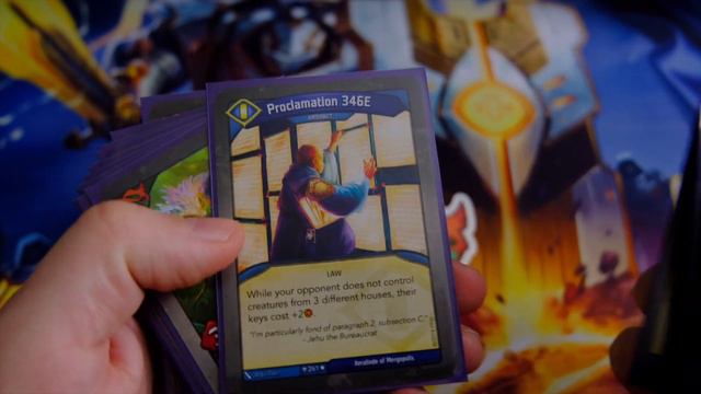 KeyForge Proclamation 346E Deck Quest: Aeralinde of Mergopolis Intro смотреть онлайн