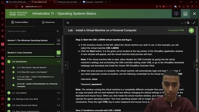 Lab - Install a Virtual Machine on a Personal Computer смотреть онлайн