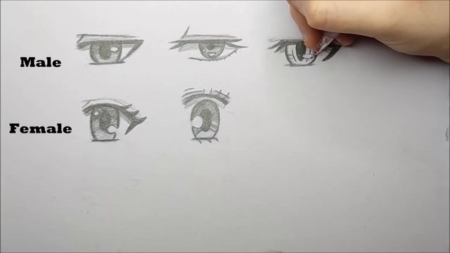 How to Draw ANIME EYES Step by Step | Slow Tutorial for Beginners (No time lapse) смотреть онлайн