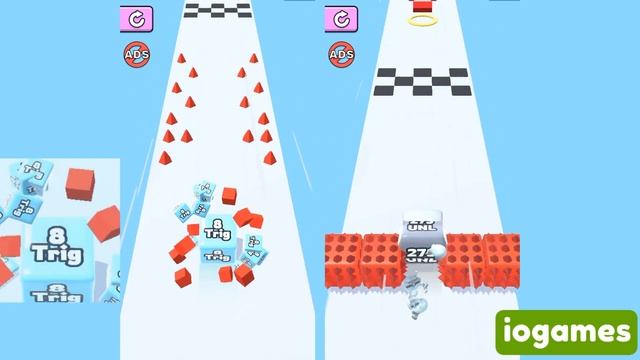 JELLY RUN 2048 — 4 DUOTRIGINTILLION CUBE, Number With 99 Zeros! (Gameplay*) смотреть онлайн