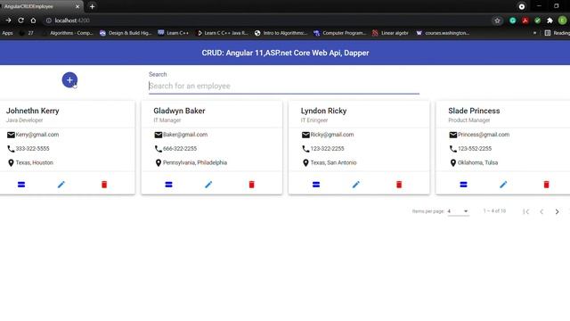 Basic crud operations using ASP.net Core web api and Angular. смотреть онлайн