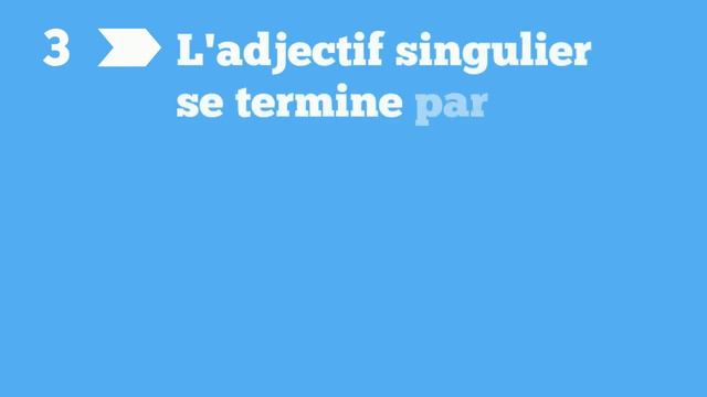 L'accord des adjectifs au pluriel en français смотреть онлайн
