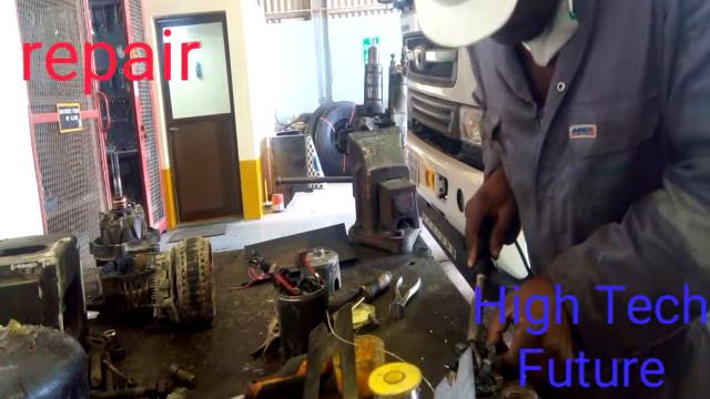 Starter troubleshooting repair & solenoid starting Hino truck смотреть онлайн