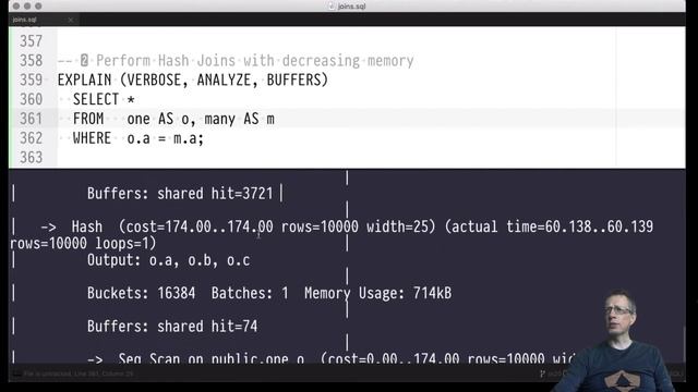 DB2 — Chapter #12 — Video #72 — Hybrid hash join (with skew) смотреть онлайн