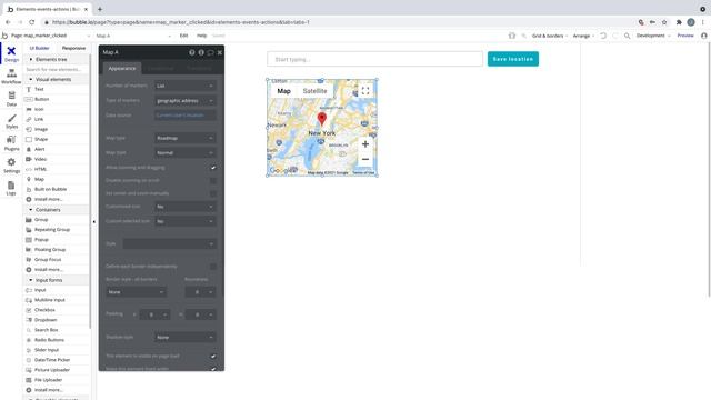How to Use the Map Marker Is Clicked Event | Bubble Quick Tip смотреть онлайн