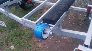 Установка роликов на ложементы МЗСА 81771Д. Перевозка лодки ПВХ. Трап для МЗСА 81771Д. ЦЛП АРИВА.