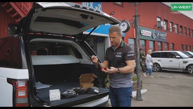 Домкрат запасного колеса Рендж Ровер с 2013 г.в. | Комплект от LR West смотреть онлайн