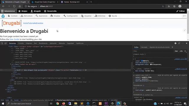 13 - Theming Drupal 9: Menu de navegación Principal (Bootstrap 4) смотреть онлайн