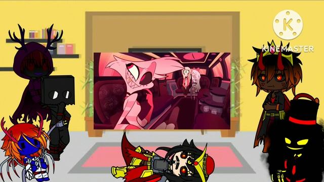 My demon OCs react to hazbin hotel (gacha club/life reaction) смотреть онлайн
