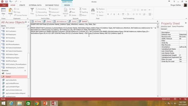 74. SQL Adding Only New Rows With INSERT INTO (Programming In Access 2013) смотреть онлайн