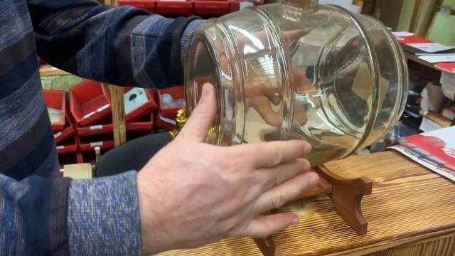 Бочонок стеклянный 5 л. смотреть онлайн