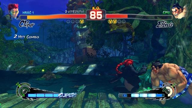 Crimson Viper vs E. Honda, Ultra Street Fighter 4, usf4, Ultra Street Fighter IV, Capcom, PC game смотреть онлайн