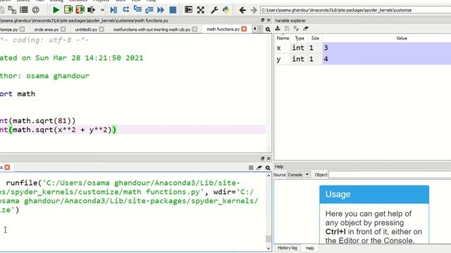 Prat 8.1 Python how to use math functions sin , factorial , power , log in Python смотреть онлайн