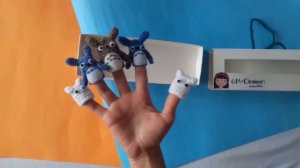 Finger Puppets Totoro (amigurumi) / Títeres de dedo de Totoro