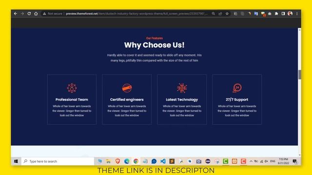Best WordPress theme / Template for Factory, industry, laboratory & More (Responsive) смотреть онлайн