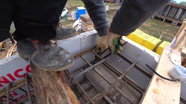 Технадзор на Истре третий этап - армопояс и стены смотреть онлайн