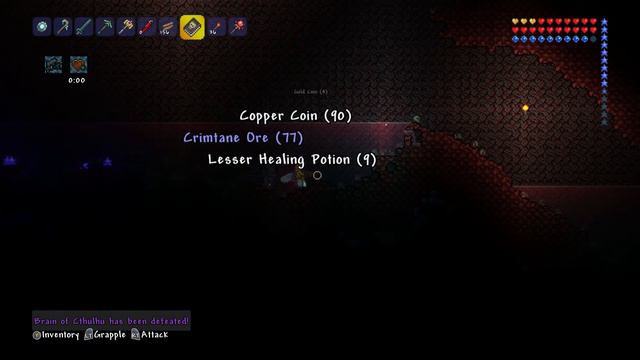 Terraria Xbox One -  Brain Of Cthulhu Ownage [21]