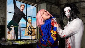 ЭКСТРЕМАЛЬНОЕ ОГРАБЛЕНИЕ ДЖЕФФА УБИЙЦЫ! **он на нас напал!**