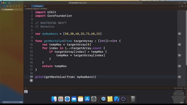 MASTERING SWIFT - generic types смотреть онлайн