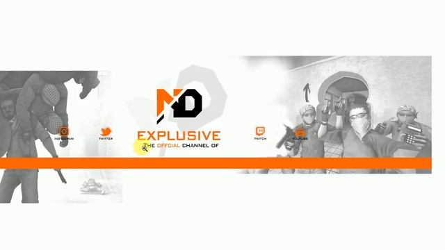 ExpLuSivE^ Graphic | CS GO Youtube Banner Free PSD смотреть онлайн
