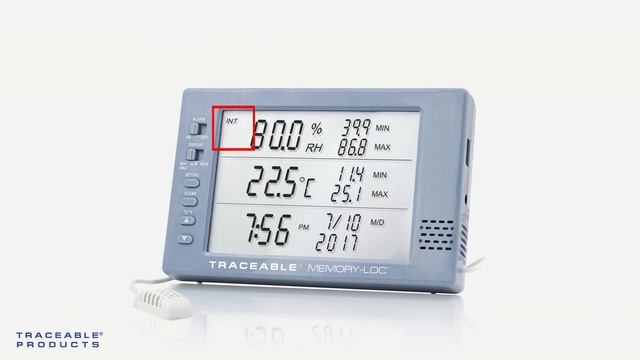 Memory-Loc Datalogging Traceable Hygrometer - View Current Reading Instructional Video смотреть онлайн