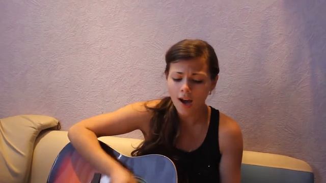 Девушка классно поет - Мам я бросил курить ( под гитару ) смотреть онлайн