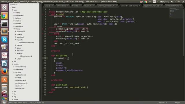 ruby possible 10. omniauth-vkontakte смотреть онлайн