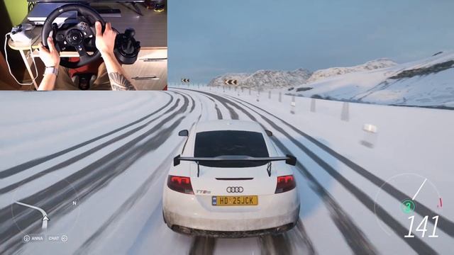 Forza Horizon 4 Audi TT RS 2010 | Logitech G920 Driving | Winter Mode смотреть онлайн