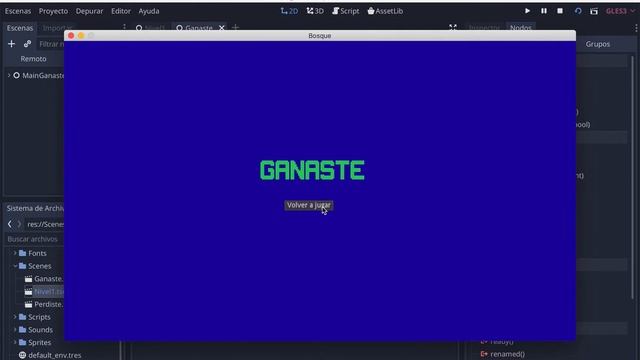 GODOT 23 - Botón para reiniciar juego смотреть онлайн