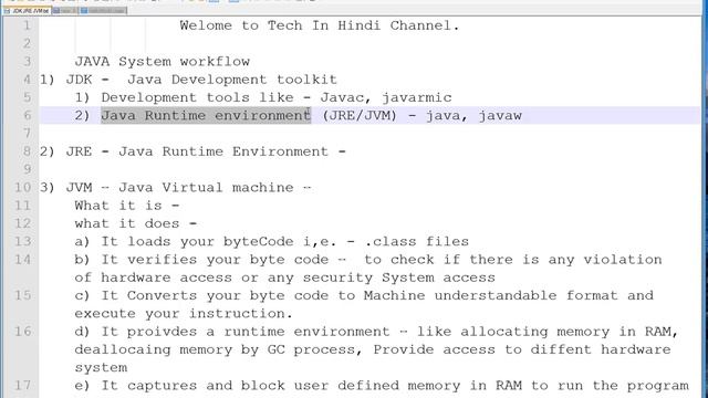 Tech In Hindi | Java In Hindi | JAVA JDK | Java JRE | Java JVM Explained Part-03 смотреть онлайн