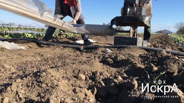 Как смотать пленку с помощью мотоблока смотреть онлайн